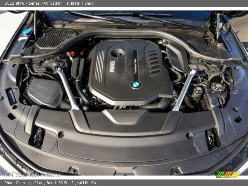 Jet Black / Black 2019 BMW 7 Series 740i Sedan