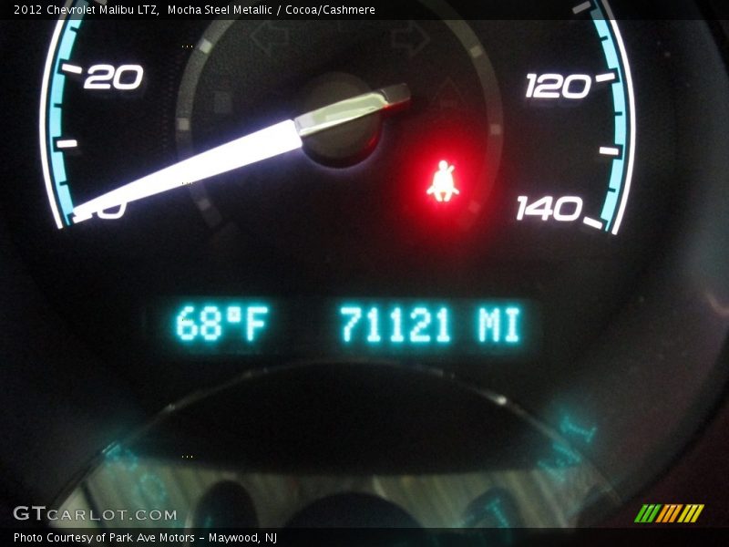 Mocha Steel Metallic / Cocoa/Cashmere 2012 Chevrolet Malibu LTZ