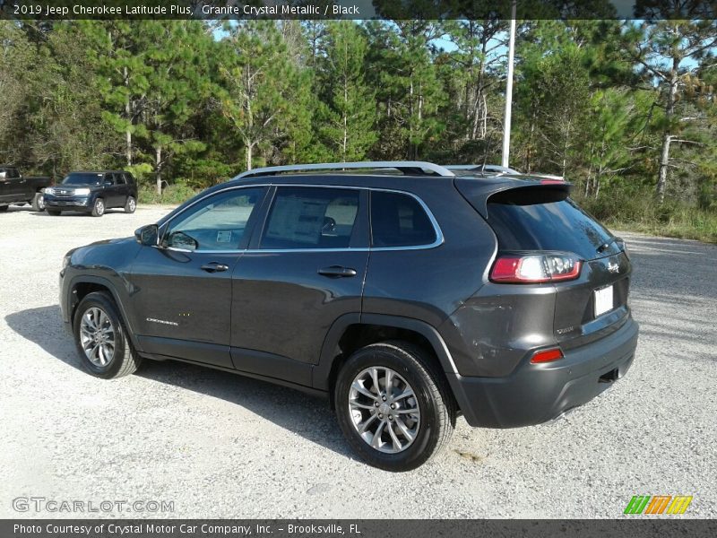 Granite Crystal Metallic / Black 2019 Jeep Cherokee Latitude Plus