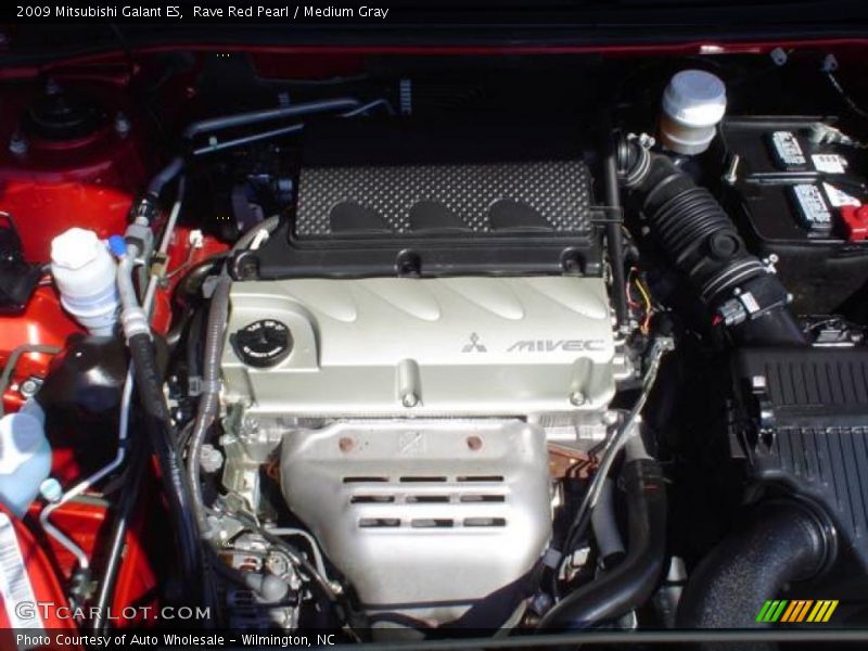 Rave Red Pearl / Medium Gray 2009 Mitsubishi Galant ES