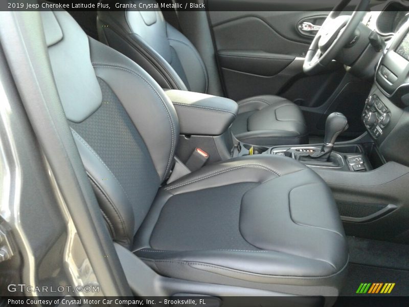 Granite Crystal Metallic / Black 2019 Jeep Cherokee Latitude Plus