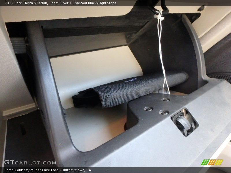 Ingot Silver / Charcoal Black/Light Stone 2013 Ford Fiesta S Sedan