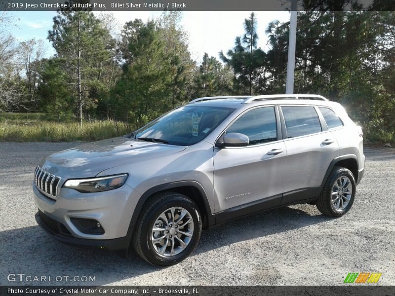 Billet Silver Metallic / Black 2019 Jeep Cherokee Latitude Plus