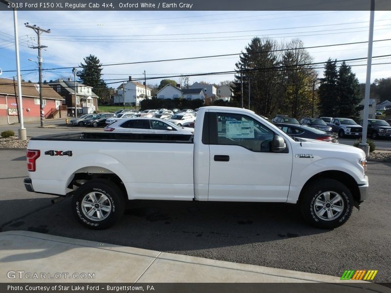 Oxford White / Earth Gray 2018 Ford F150 XL Regular Cab 4x4