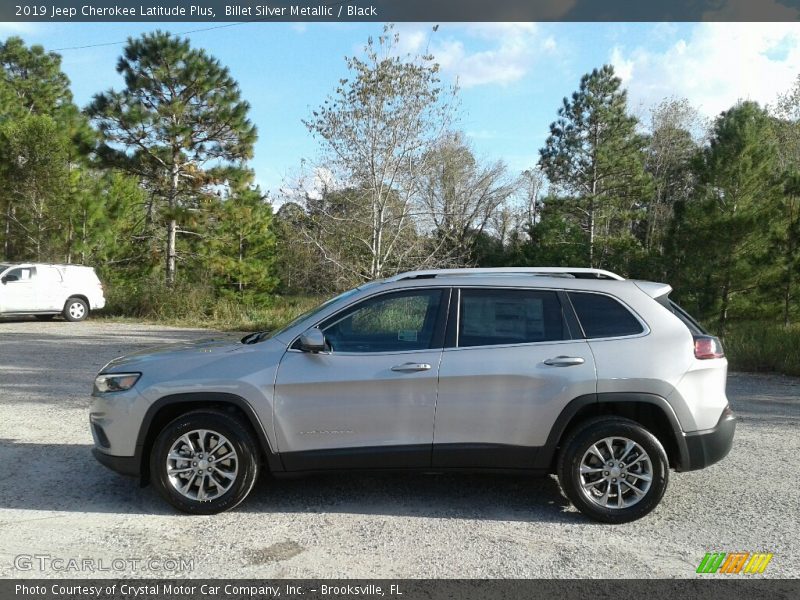 Billet Silver Metallic / Black 2019 Jeep Cherokee Latitude Plus