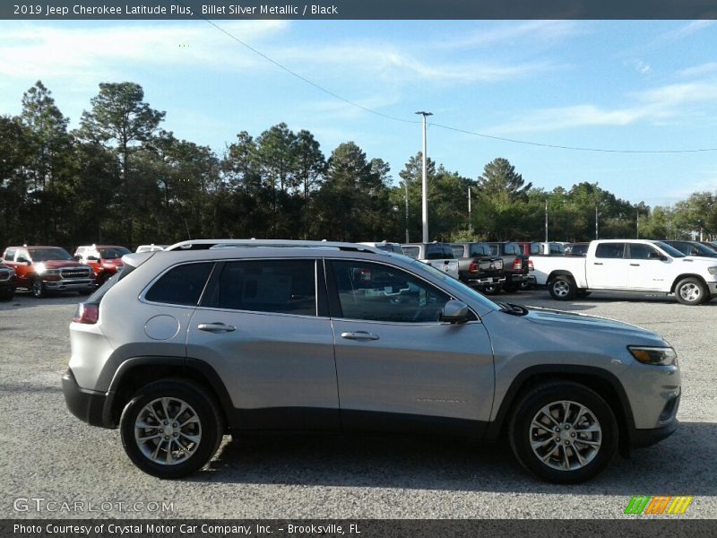 Billet Silver Metallic / Black 2019 Jeep Cherokee Latitude Plus