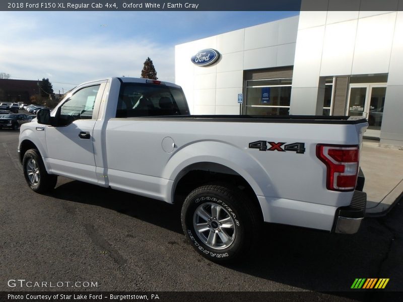 Oxford White / Earth Gray 2018 Ford F150 XL Regular Cab 4x4