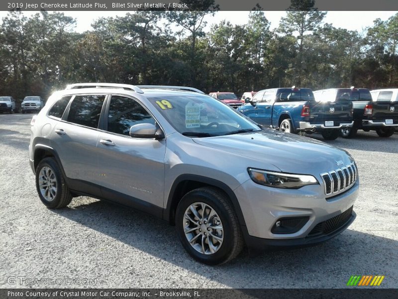 Billet Silver Metallic / Black 2019 Jeep Cherokee Latitude Plus