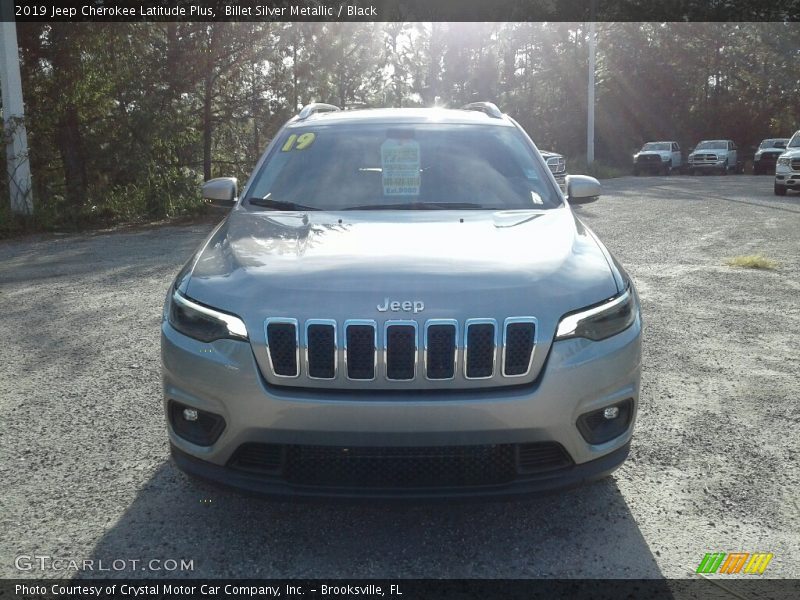 Billet Silver Metallic / Black 2019 Jeep Cherokee Latitude Plus
