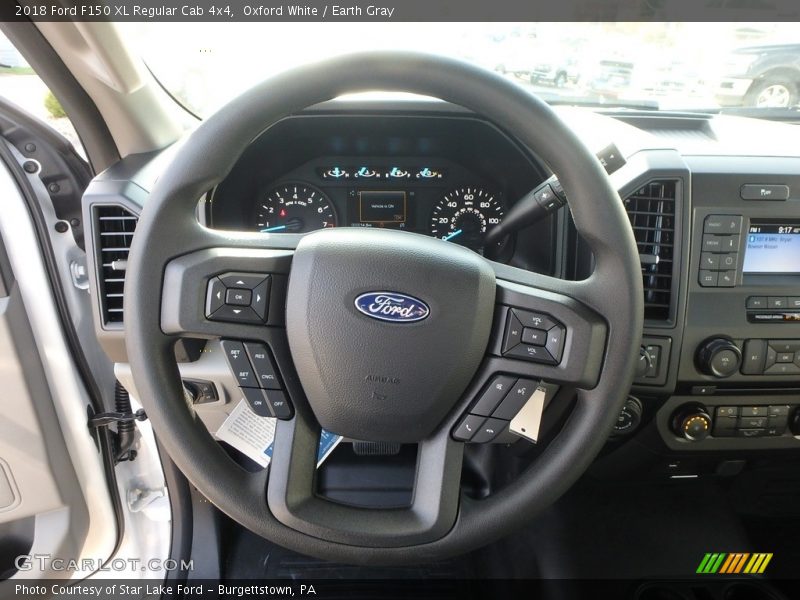 Oxford White / Earth Gray 2018 Ford F150 XL Regular Cab 4x4