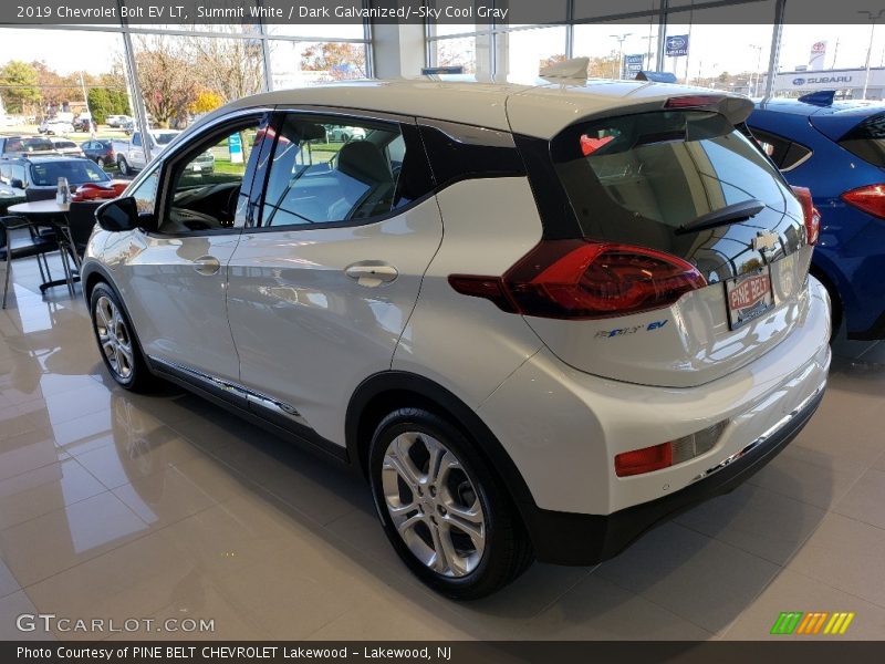 Summit White / Dark Galvanized/­Sky Cool Gray 2019 Chevrolet Bolt EV LT