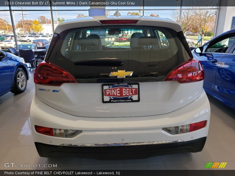 Summit White / Dark Galvanized/­Sky Cool Gray 2019 Chevrolet Bolt EV LT