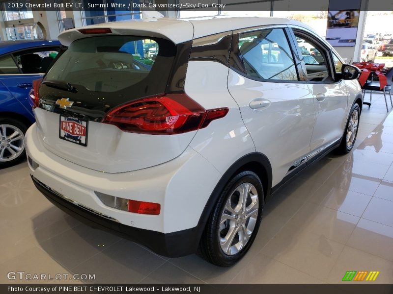 Summit White / Dark Galvanized/­Sky Cool Gray 2019 Chevrolet Bolt EV LT
