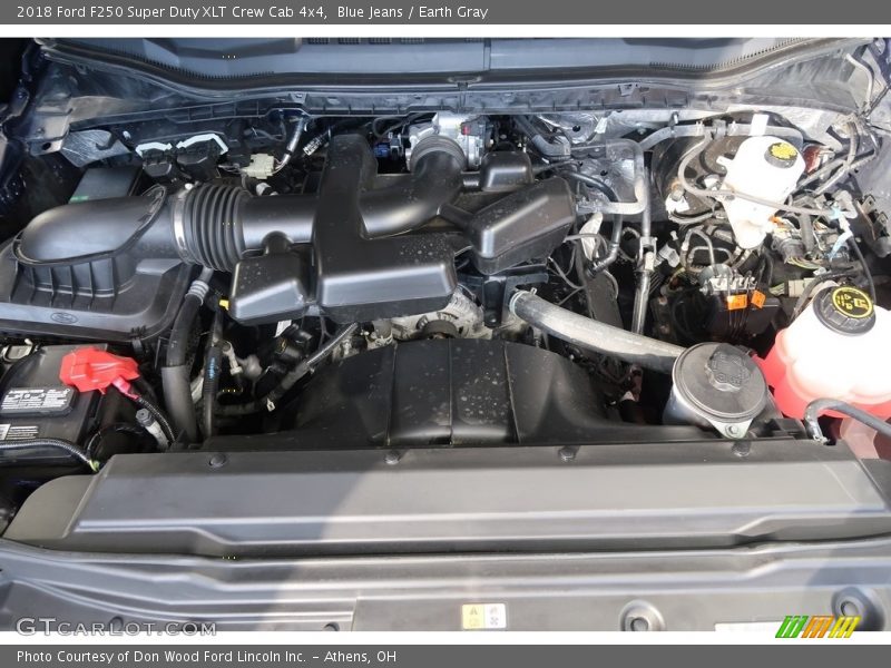 Blue Jeans / Earth Gray 2018 Ford F250 Super Duty XLT Crew Cab 4x4
