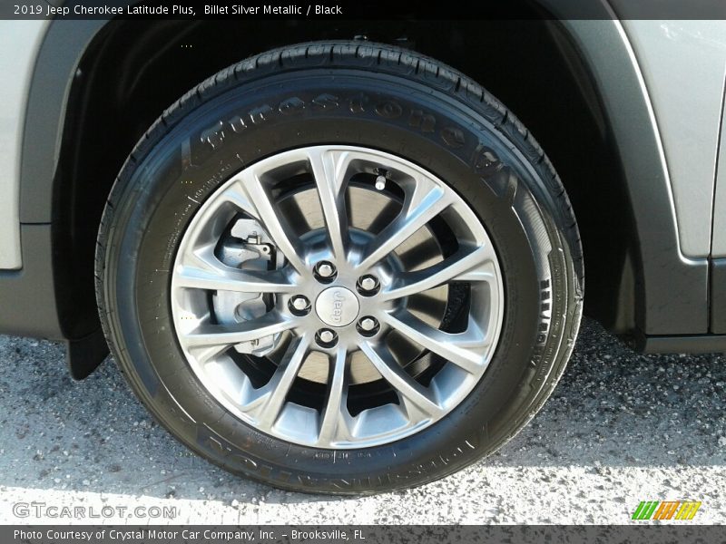 Billet Silver Metallic / Black 2019 Jeep Cherokee Latitude Plus