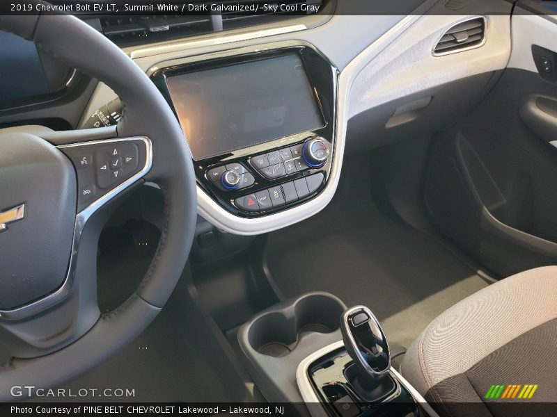 Summit White / Dark Galvanized/­Sky Cool Gray 2019 Chevrolet Bolt EV LT