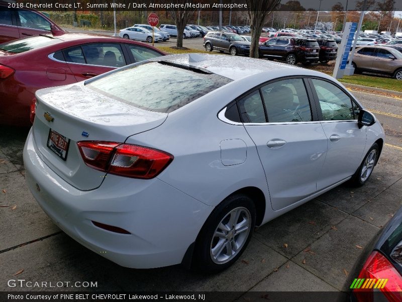 Summit White / Dark Atmosphere/Medium Atmosphere 2018 Chevrolet Cruze LT