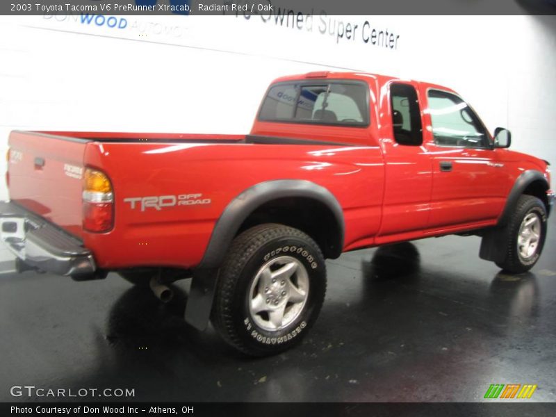 Radiant Red / Oak 2003 Toyota Tacoma V6 PreRunner Xtracab