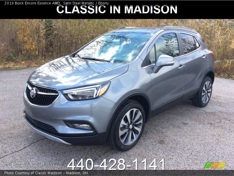 Satin Steel Metallic / Ebony 2019 Buick Encore Essence AWD