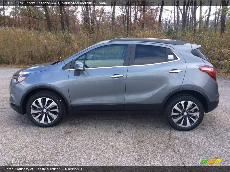 Satin Steel Metallic / Ebony 2019 Buick Encore Essence AWD