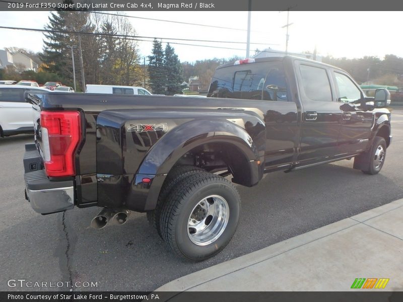 Magma Red / Black 2019 Ford F350 Super Duty Lariat Crew Cab 4x4