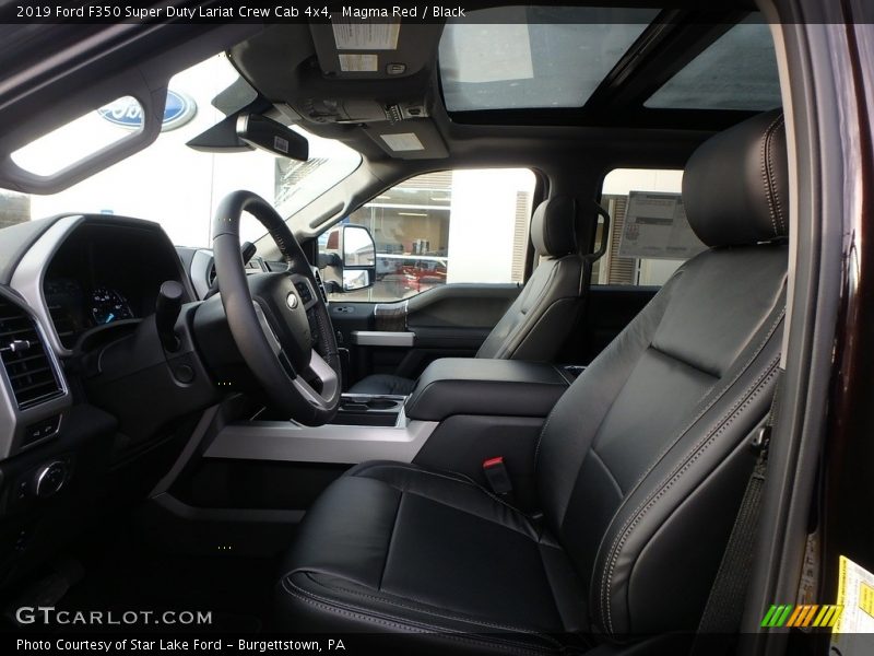 Front Seat of 2019 F350 Super Duty Lariat Crew Cab 4x4