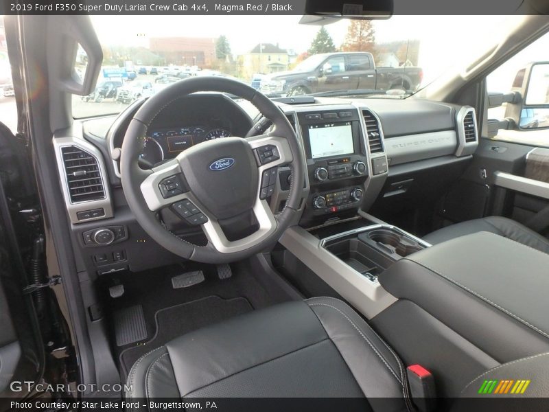 2019 F350 Super Duty Lariat Crew Cab 4x4 Black Interior