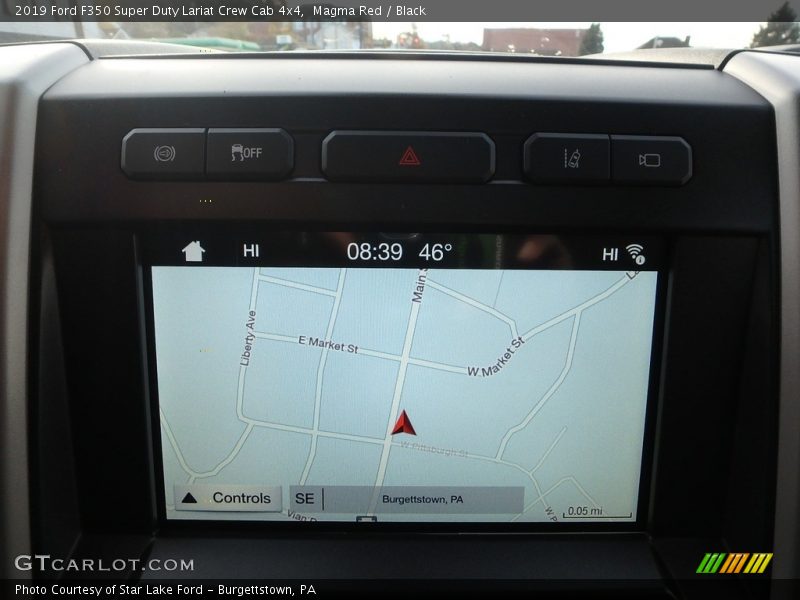 Navigation of 2019 F350 Super Duty Lariat Crew Cab 4x4