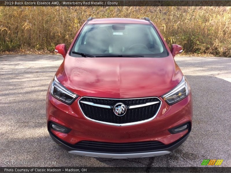 Winterberry Red Metallic / Ebony 2019 Buick Encore Essence AWD