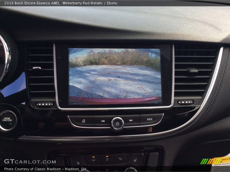 Winterberry Red Metallic / Ebony 2019 Buick Encore Essence AWD