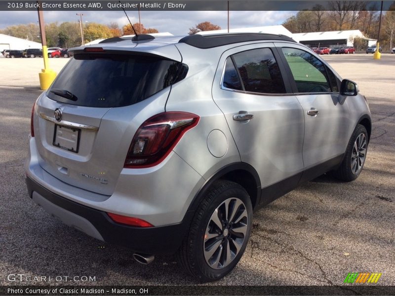 Quicksilver Metallic / Ebony 2019 Buick Encore Essence AWD