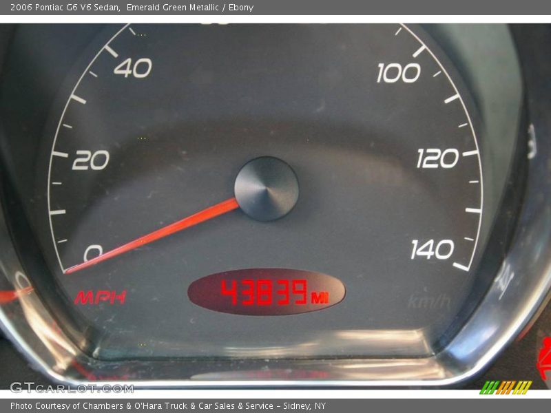 Emerald Green Metallic / Ebony 2006 Pontiac G6 V6 Sedan