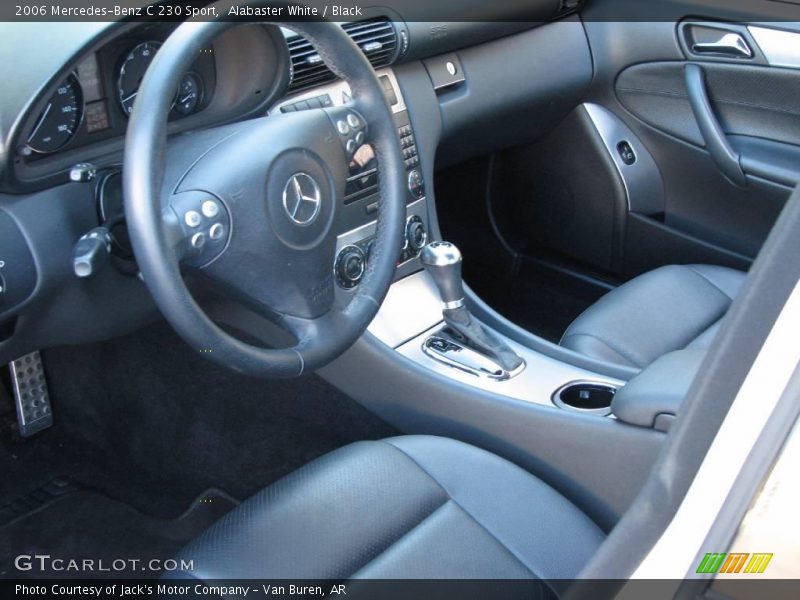 Alabaster White / Black 2006 Mercedes-Benz C 230 Sport