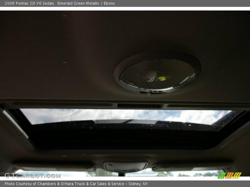 Emerald Green Metallic / Ebony 2006 Pontiac G6 V6 Sedan