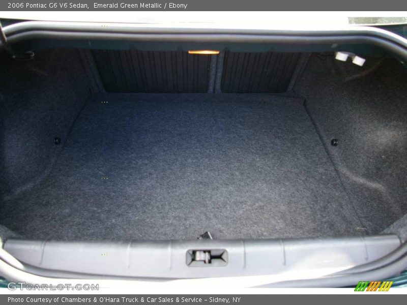 Emerald Green Metallic / Ebony 2006 Pontiac G6 V6 Sedan