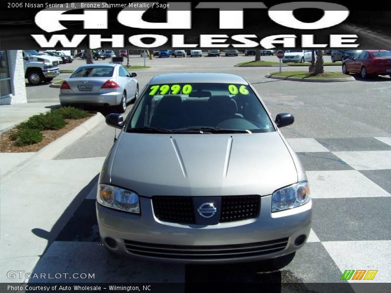 Bronze Shimmer Metallic / Sage 2006 Nissan Sentra 1.8