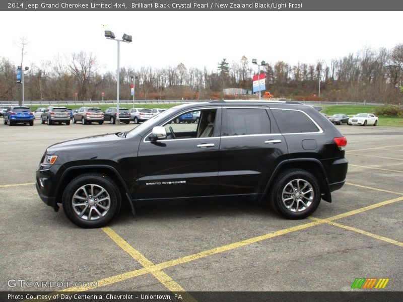 Brilliant Black Crystal Pearl / New Zealand Black/Light Frost 2014 Jeep Grand Cherokee Limited 4x4