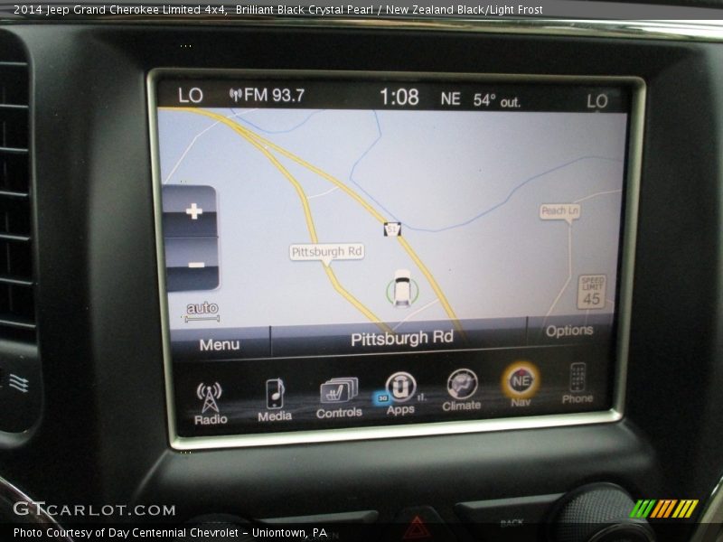 Brilliant Black Crystal Pearl / New Zealand Black/Light Frost 2014 Jeep Grand Cherokee Limited 4x4