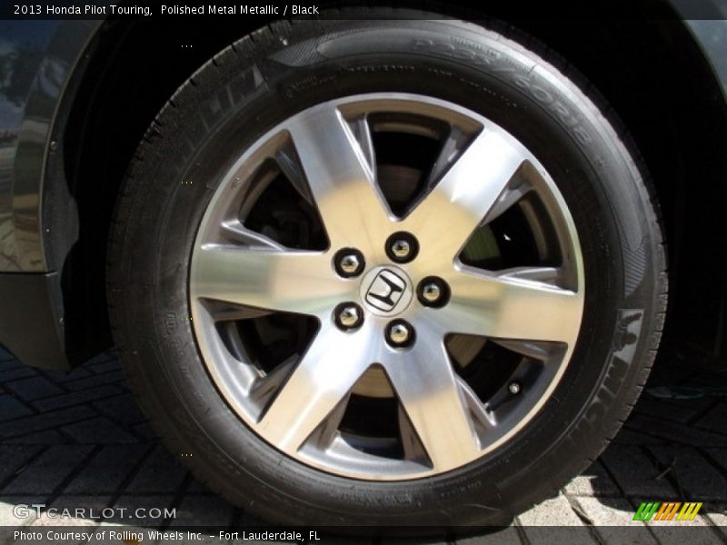 Polished Metal Metallic / Black 2013 Honda Pilot Touring