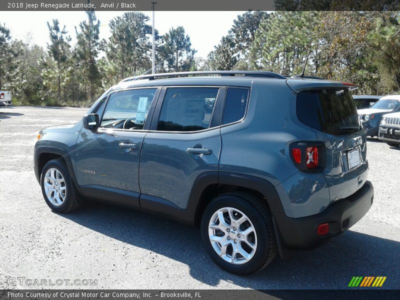 Anvil / Black 2018 Jeep Renegade Latitude
