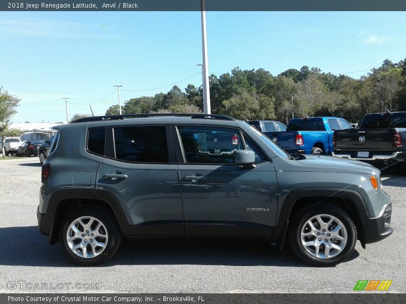 Anvil / Black 2018 Jeep Renegade Latitude