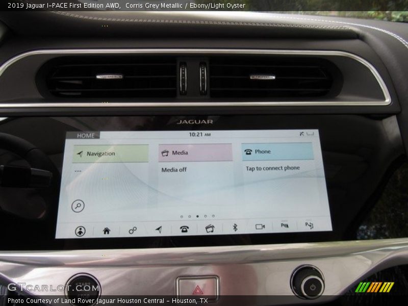 Controls of 2019 I-PACE First Edition AWD