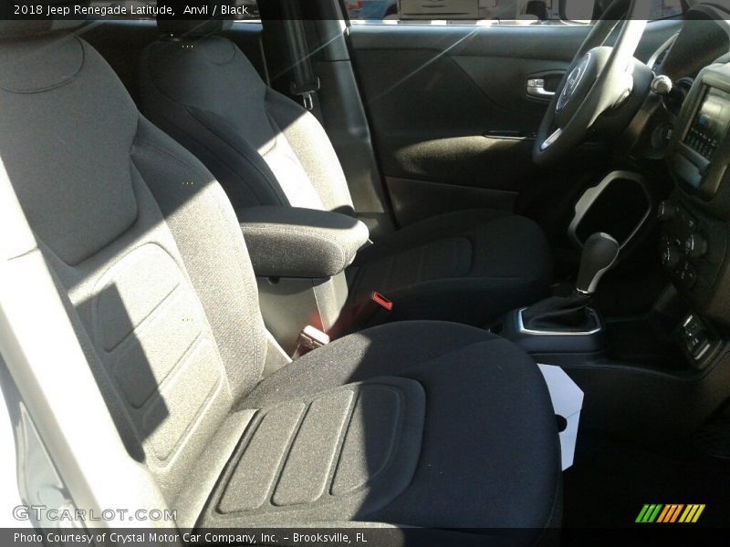 Anvil / Black 2018 Jeep Renegade Latitude