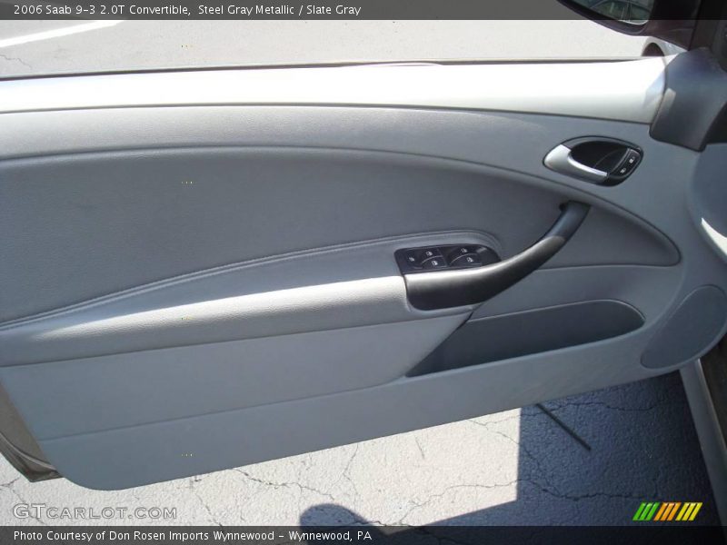 Steel Gray Metallic / Slate Gray 2006 Saab 9-3 2.0T Convertible