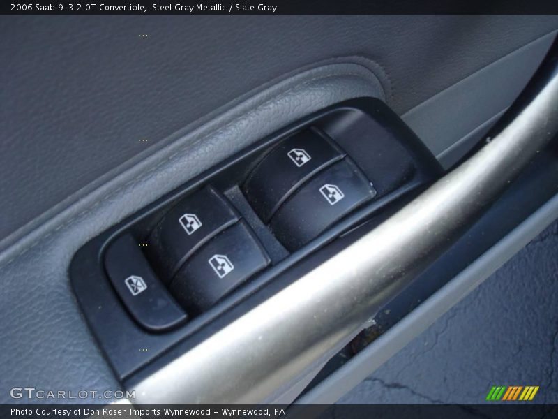 Steel Gray Metallic / Slate Gray 2006 Saab 9-3 2.0T Convertible