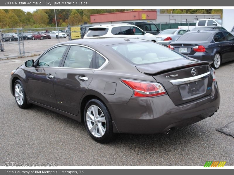 Java Metallic / Beige 2014 Nissan Altima 2.5 SV