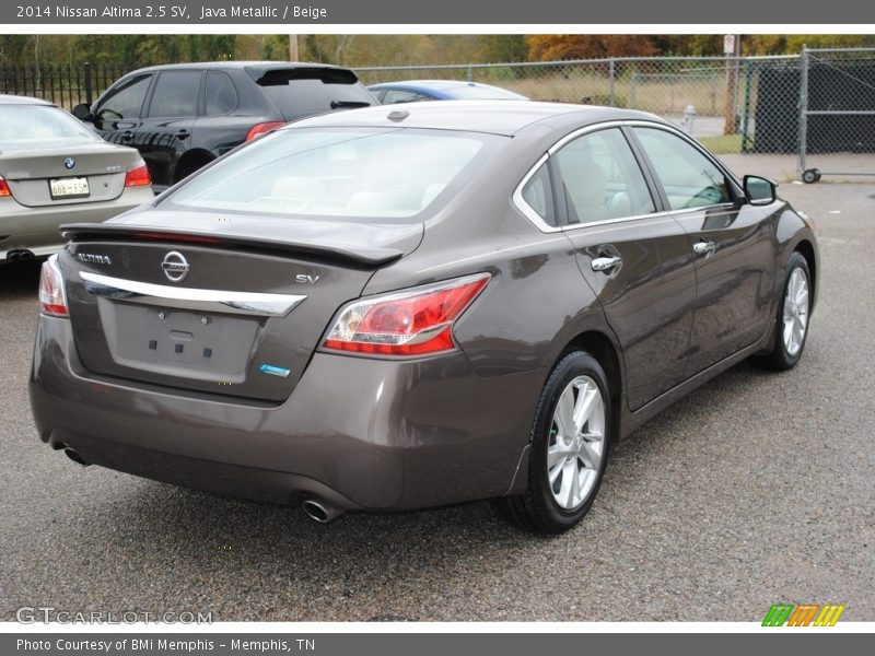 Java Metallic / Beige 2014 Nissan Altima 2.5 SV