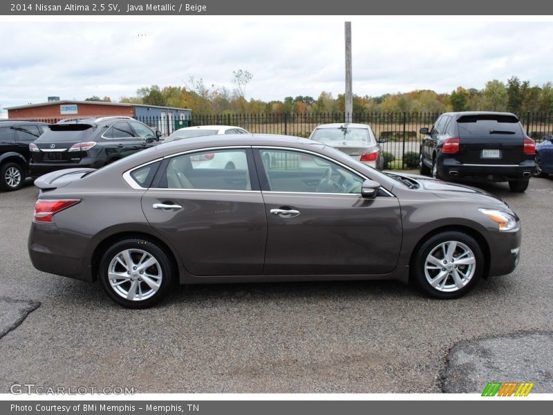 Java Metallic / Beige 2014 Nissan Altima 2.5 SV