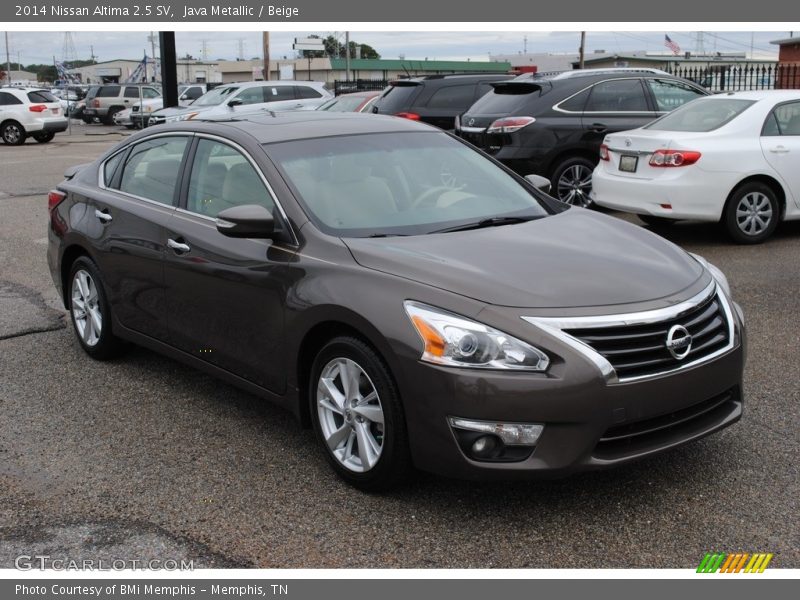 Java Metallic / Beige 2014 Nissan Altima 2.5 SV
