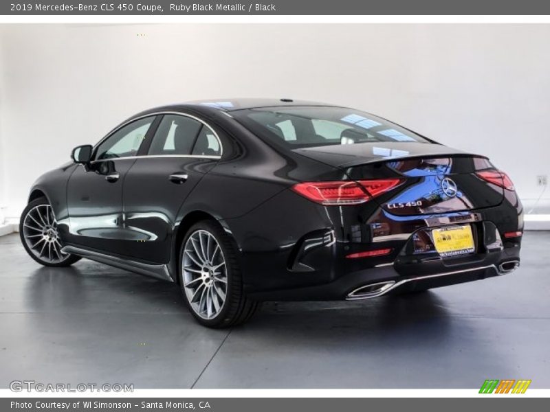 Ruby Black Metallic / Black 2019 Mercedes-Benz CLS 450 Coupe